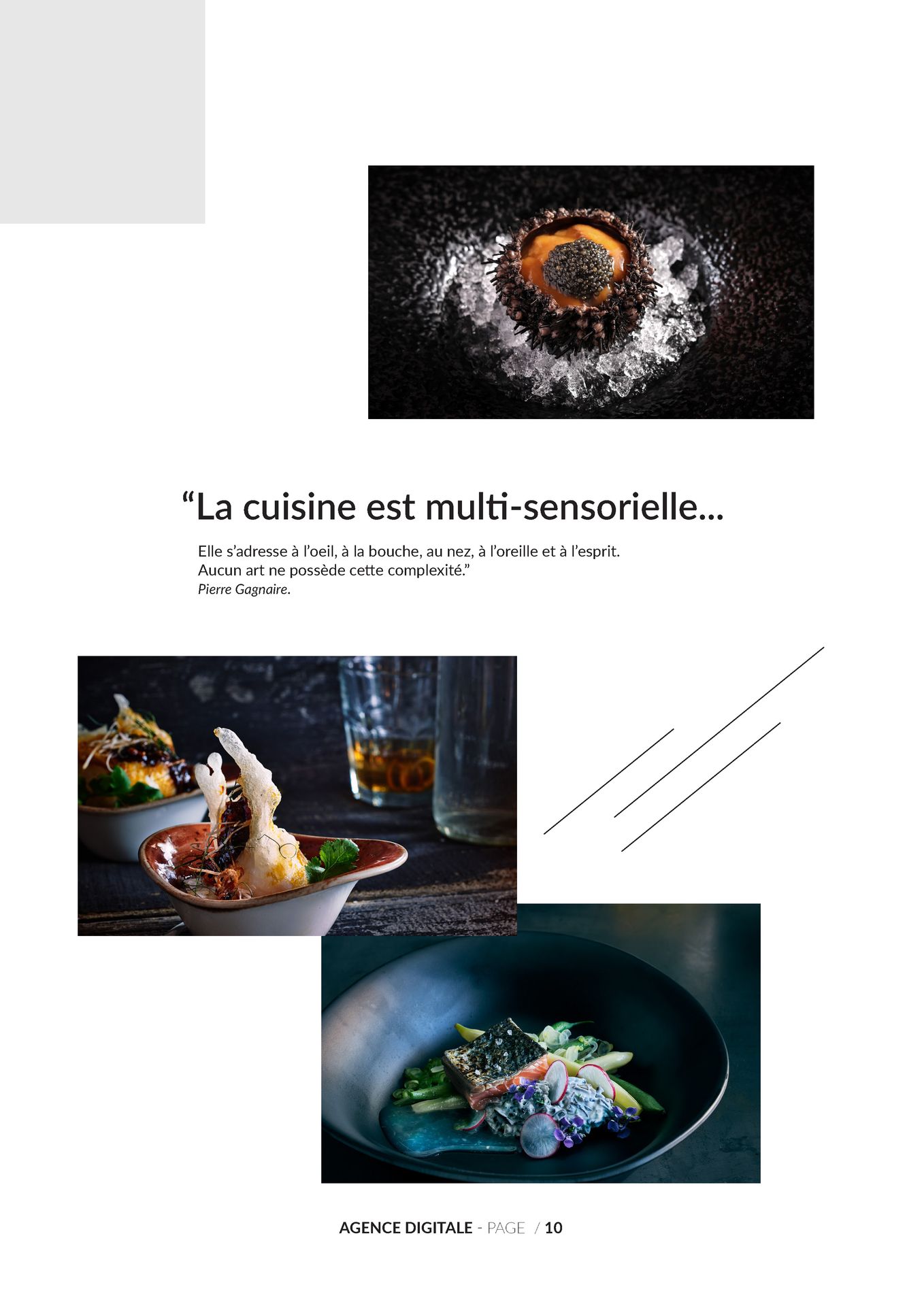 Création de livres de recettes pour restaurant